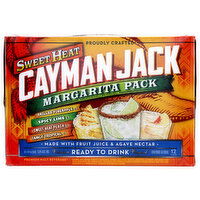 Cayman Jack Malt Beverage, Premium, Sweet Heat, Margarita Pack - 12 Count