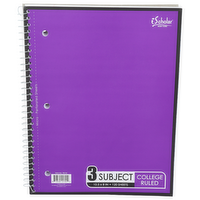 Ischolar New York 3 Subject College Ruled - 1 Each