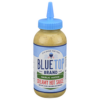 Blue Top Food Love Brand Garlic Hatch Creamy Hot Sauce - 9 Ounce