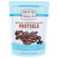 Creative Snacks Enobed Pretzels Milk Chocolate - 7 Ounce
