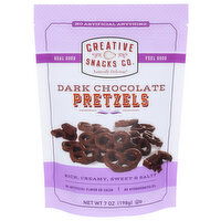 Creative Snacks Enobed Pretzels Dark Chocolate - 7 Ounce