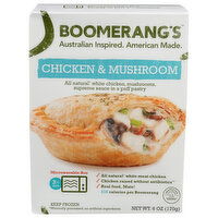 Boomerang's Aussie Pie Chicken & Mushroom - 6 Ounce