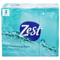 Zest With Vitamin e Pure Cleansing Bars - 4 Ounce - 3 Count