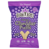 VEGAN ROB'S Cheddar Puffs - 3.5 Ounce
