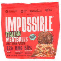 Impossible Foods Italian Meatballs Made From Plants, Italian, Frozen, Fully Cooked - 14 Ounce