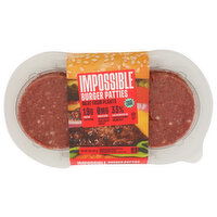 IMPOSSIBLE Burger Patties Meat From Plants, 2 - 4 Ounce - 2 Count