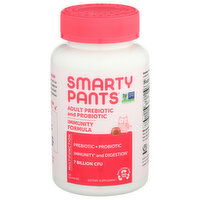 SMARTYPANTS & Stawberry Adult Prebiotic And Probiotic Immunity Formula Strawberry Crème - 60 Count