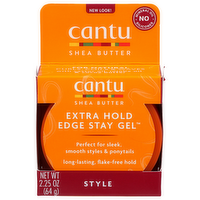 Cantu Shea Butter Extra Hold Edge Stay Gel - 2.25 Ounce