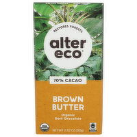 Alter Eco Brown Butter 70% Cacao Organic Dark Chocolate Bar - 2.82 Ounce