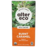 Alter Eco Burnt Caramel 70% Cacao Organic Dark Chocolate Bar - 2.82 Ounce