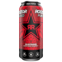 Rockstar Punched Energy Drink Fruit Punch - 16 Fluid Ounce