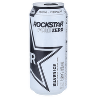 Rockstar Grapefruit Silver Ice Sugar Free Energy Drink - 16 Fluid Ounce