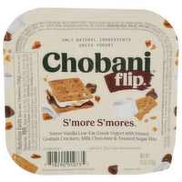 Chobani S'mores Flip Low-Fat S'more Mix In Greek Yogurt - 4.5 Ounce