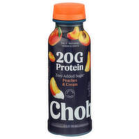 Chobani Peaches & Cream Drink Complete Lowfat Greek Yogurt - 10 Fluid Ounce