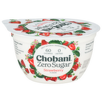 Chobani Strawberry With Zero Sugar - 5.3 Ounce