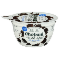 CHOBANI Milk And Cookies With Zero Sugar - 5.3 Ounce
