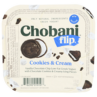 Chobani Cookies & Cream Flip Low-Fat Greek Yogurt - 4.5 Ounce