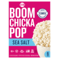 Angie's BOOMCHICKAPOP Sea Salt Microwave Popcorn, , Bags - 19.74 Ounce