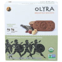 Olyra Hazelnut Carob Spartan Warriors Breakfast Biscuits - 4 Count