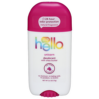 Hello Unicorn Deodorant With Shea Butter - 2.6 Ounce