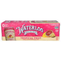 Waterloo Sparkling Water Tropical Fruit - 12 Fluid Ounce - 12 Count