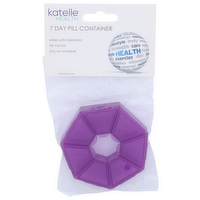 KATELLE HEALTH 7 Day Pill Container - 1 Each