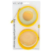 Viovia Silicone Egg And Pancake Ring - 1 Each