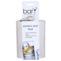 BARY3 Stainless Steel Flask - 8 Ounce - 1 Count
