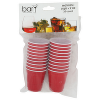 Bar Y3 Red Mini Cups - 2 Ounce - 20 Count