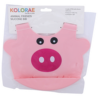 Kolorae Animal Friends Silicone Bib - 1 Each