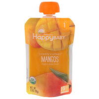HAPPY BABY Stage 1 Clearly Crafted Mangos - 3.5 Ounce