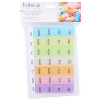 Katelle Health Four-A-Day Weekly Pill Organizer - 1 Each