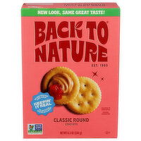 Back To Nature Classic Round Crackers - 6.5 Ounce