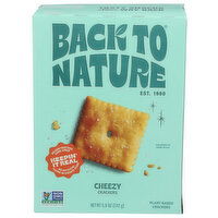 Back To Nature Cheezy Crackers - 5 Ounce