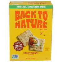Back To Nature Crispy Wheat Crackers - 6.5 Ounce