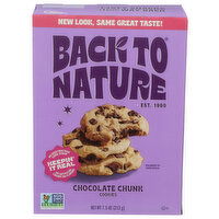 Back To Nature Chocolate Chunk Cookies - 7.5 Ounce
