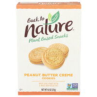 Back To Nature Peanut Butter Crème Cookies - 9.6 Ounce