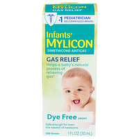 Infants' Mylicon Simethicone-Antigas Dye Free Drops - 0.01 Fluid Ounce - 100 Count