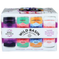 Wild Basin Berry Mix Back Hard Seltzer Beer - 12 Fluid Ounce - 12 Count