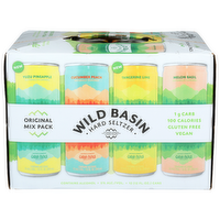 Wild Basin Yuzu Pineapple • Cucumber Peach • Tangerine Lime • Melon Basil Hard Seltzer - 12 Fluid Ounce - 12 Count