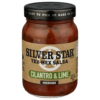 Silver Star Brand Cilantro Lime Salsa Med Cilantro & Lime Medium - 16 Ounce
