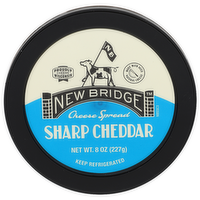 New Bridge Cheese Spread Sharp Cheddar - 8 Ounce