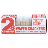 2S Company Poppy Seed Wafer Crackers - 3.5 Ounce