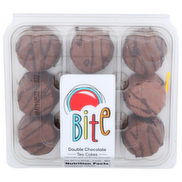 Bite Double Chocolate Tea Cakes - 9 Ounce