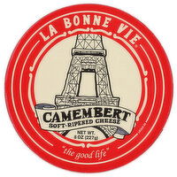 La Bonne Vie Cheese Soft-Ripened, Camembert - 8 Ounce