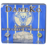 DANEKO Traditional Blue Cheese Crumbles - 6 Ounce