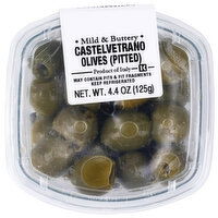 Gourmet Foods International Castelvetrano Olives, Pitted - 4.4 Ounce