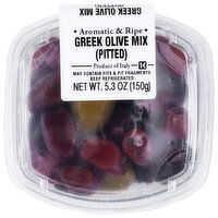 Gourmet Foods International Olive Mix, Greek, Pitted - 5.3 Ounce