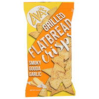 AVA's Grilled Flatbread Crisps Gouda Garlic Smoky - 6.5 Ounce