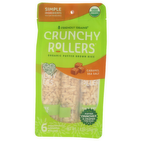 FRIENDLY GRAINS Caramel Sea Salt Puffed Crunchy Rollers Standup Pouch - 0.433 Ounce - 6 Count